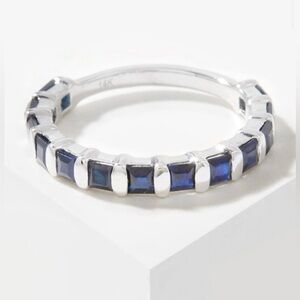 🔹 BLUE SAPPHIRE 🔹 14K Gold Blue Sapphire Gemstone Ring - Size 7